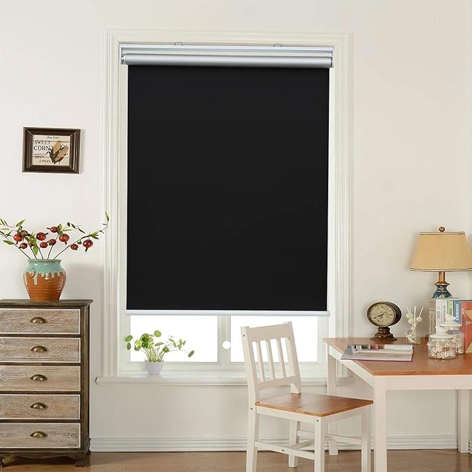 HOMEDEMO Window Blinds and Shades Blackout Roller Shades