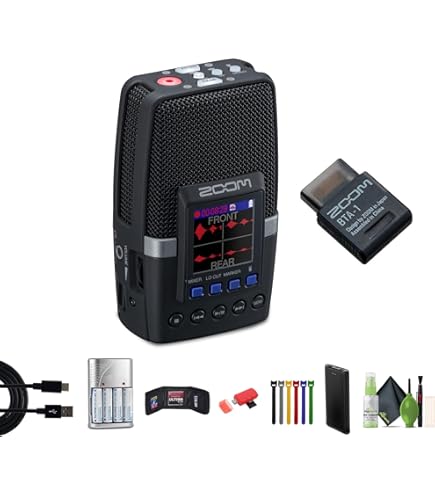 Amazon.com: Zoom H2essential Multi-Mic Handy Recorder Bundle with