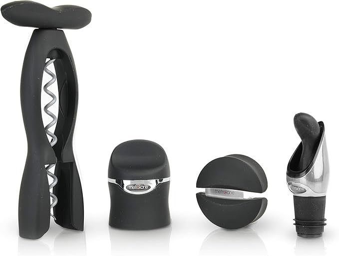 Rabbit Wine Accessories Kit, 4 Piece Wine Gift Set Amazon.co.uk