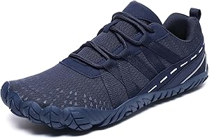 FUNBANK Barefoot Shoes Women Men Minimalist Zero Drop Wide Toe Box Water Shoes Hiking Barefoot Footwear Unisex Sneakers for Workout Cross-Trainer Walking Running Camping Beach Weightlifting Grounding Sport