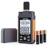 Decibel Meter, TopTes TS-501B Sound Level Meter with 2.25&rdquo; Backlit LCD Screen, Portable SPL Tester with A/C Weighted, Range 30-130dB, MAX/MIN, Data Hold, Use for Home, Noisy Neighbor, Factory - Orange