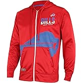 Outerstuff NFL Men's Drill Team Colors Full Zip Performance Fleece Hoodie