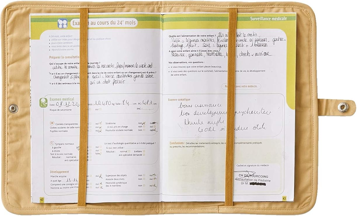 Vertbaudet Protege Carnet De Sante Lion Camel Tu