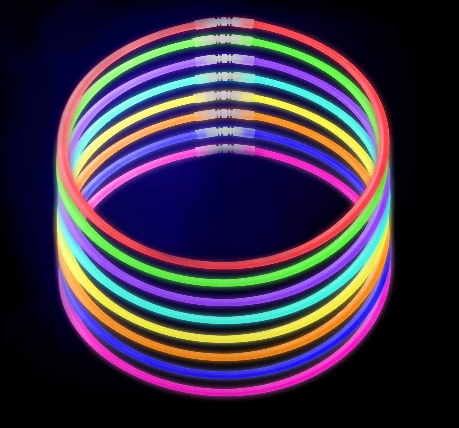Lumistick Premium 22 Inch Glow Stick Necklaces with Connectors Kid