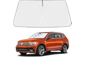 Proadsy Front Windshield Sun Shade Foldable Sunshade Protector Custom Fit 2018-2025 VW Tiguan Crossover SUV Base Premium Limi