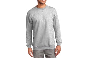JustBlanks Fleece Sweatshirt for Men Tall Men’s Sweatshirt Crewneck Sweatshirt Relaxed-Fit Pullover Sweatshirt