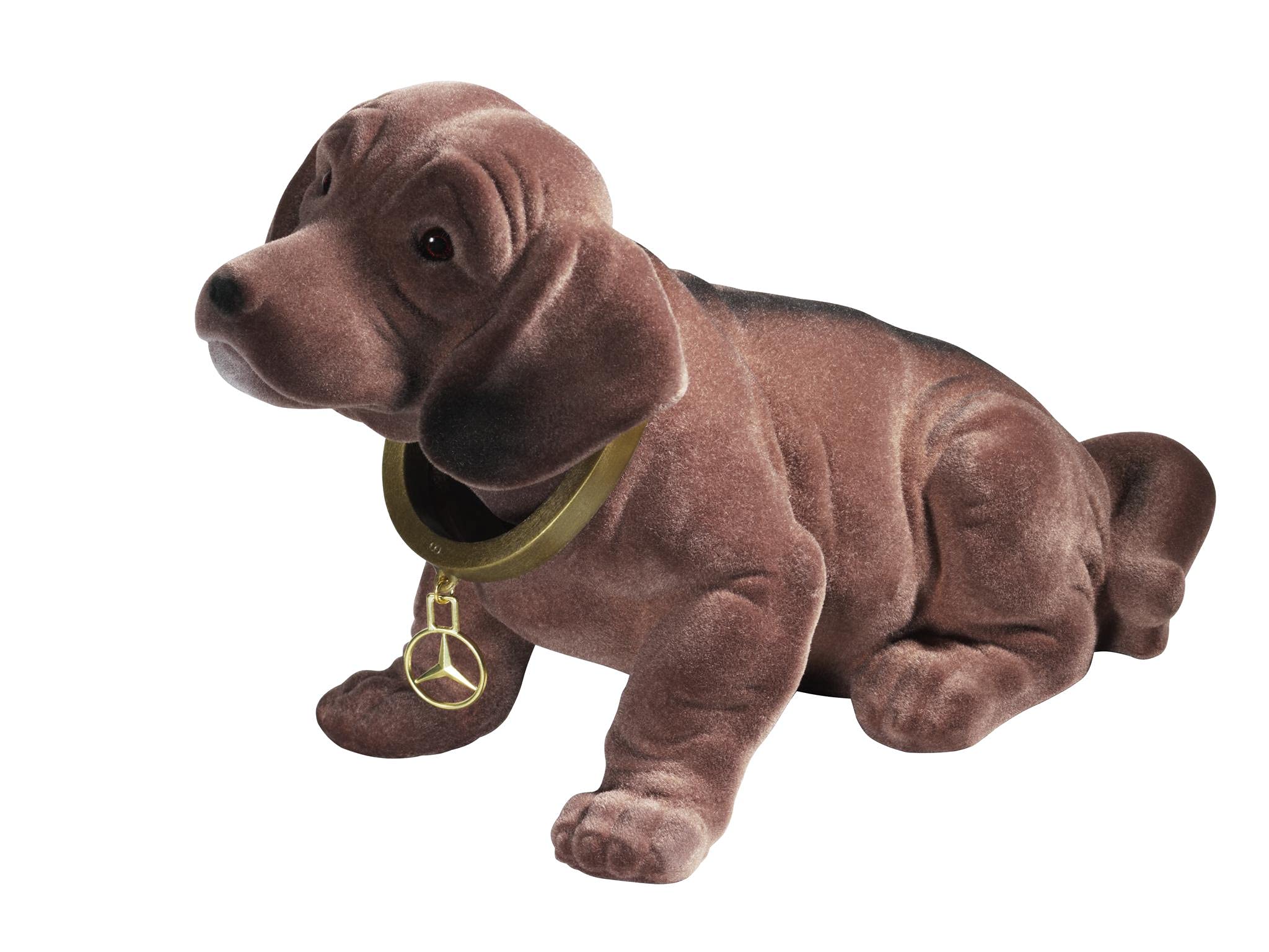 Mercedes-Benz Brown Swinghead Nodding Dog