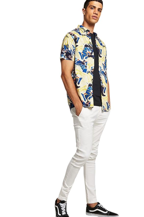 white skinny chinos men's style