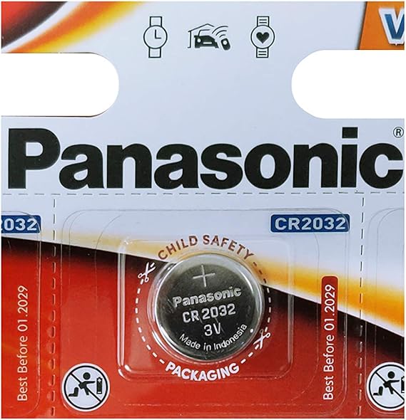 Panasonic CR2032 Lithium Coin Cell 3V Battery Car Key Amazon.co.uk