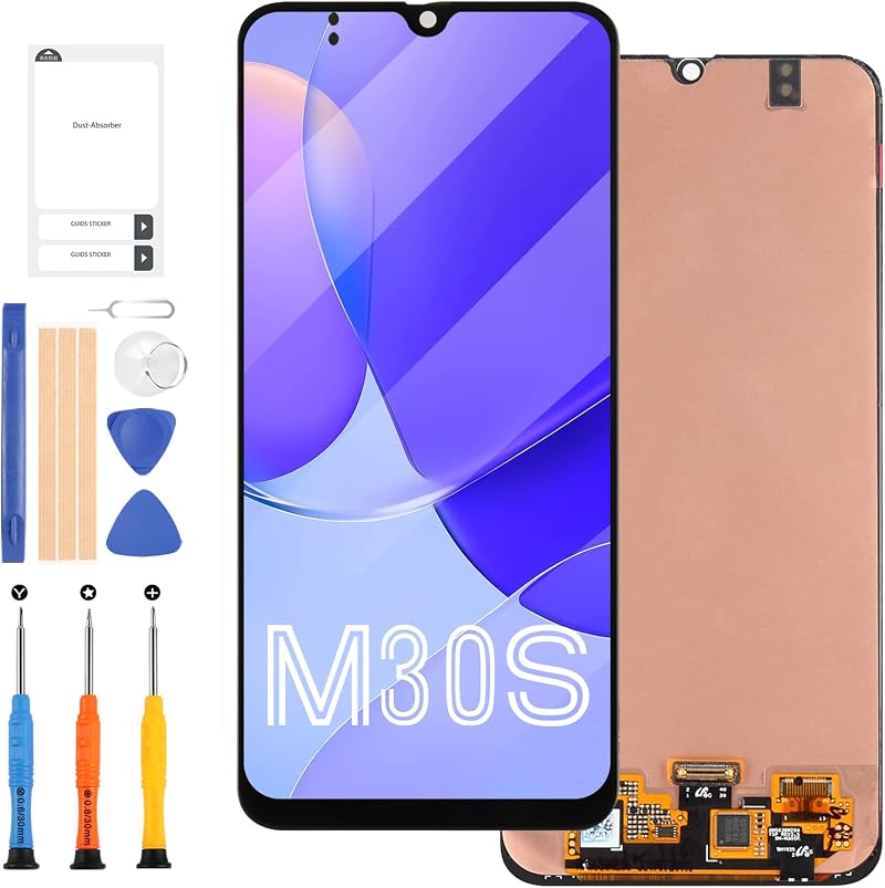 LADYSON AMOLED LCD For Samsung Galaxy M30s M307F SM-M307FN Screen Display Touch