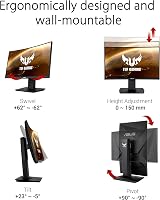 ASUS TUF Gaming VG24VQR 23.6 inch Curved Full HD 165Hz FreeSync Premium view 5