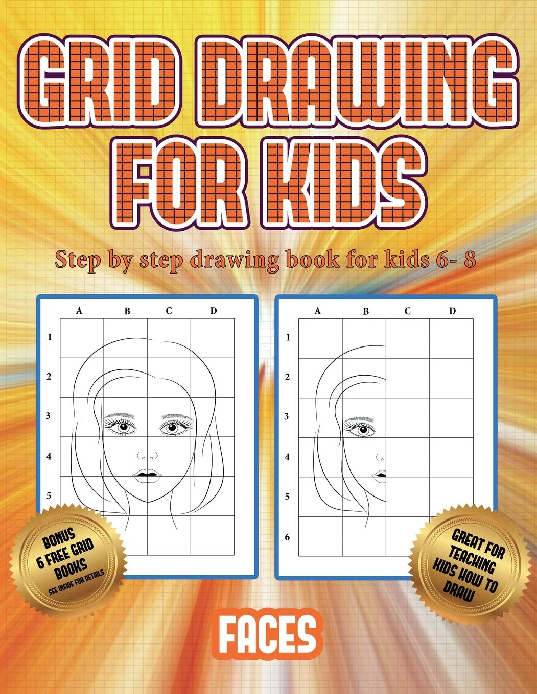 Step By Step Drawing Book For Kids 6 8 Grid Drawing For Kids