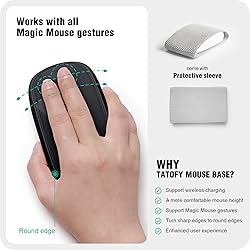 TATOFY for Magic Mouse 2 Grip with Wireless