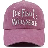 GzacDeope The Fish Whisperer Hat for Men Women, Fishing Lovers Baseball Cap