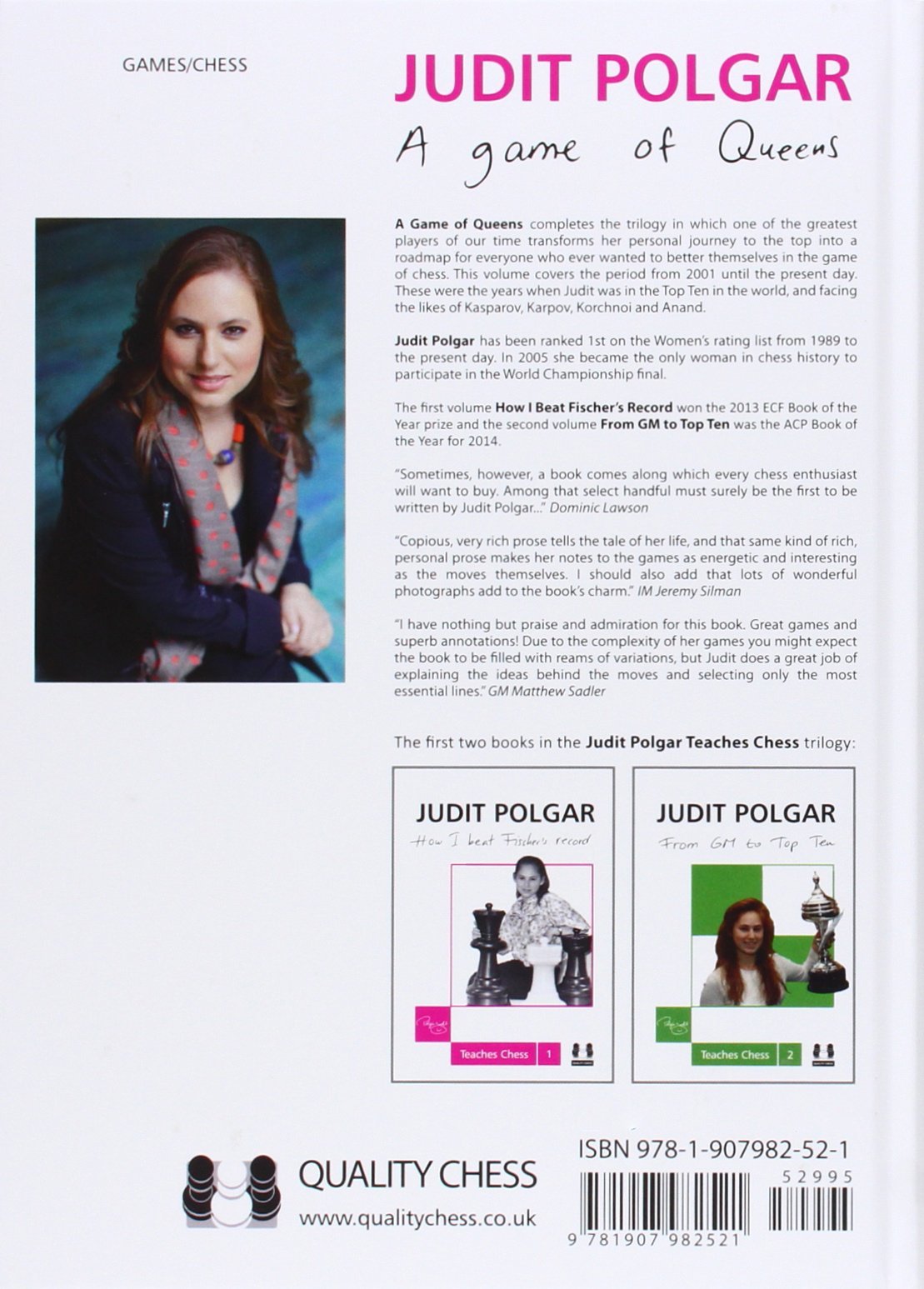 A Game Of Queens Judit Polgar Teaches Chess 3 Judit Polgar - 