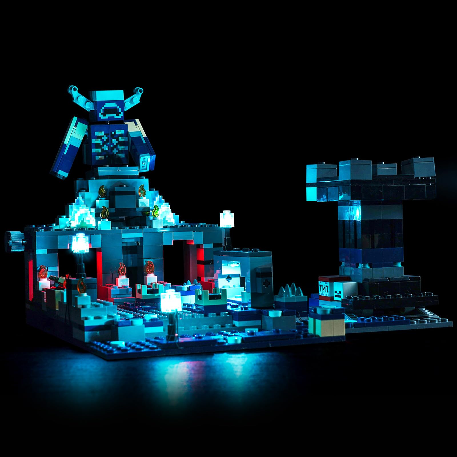 Led Light Kit for Lego Deep Dark Battle, Led Lighting Set for Lego Minecraft The Deep Dark Battle 21246 - Not Include Models, Just Light Set — image 1