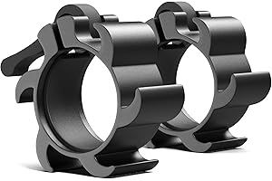 Synergee Barbell Collars - Magnetic or Aluminum – Locking 2" Olympic Size Weight Clamps - Quick Release Collar Clips – Bar Clamps Great for Olympic Lifts and Strength Training