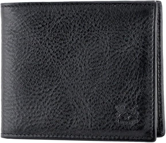 Amazon イルビゾンテ Il Bisonte C0437 153 Black 二つ折り財布 小銭入れ無し 並行輸入品 Il Bisonte イルビゾンテ 財布