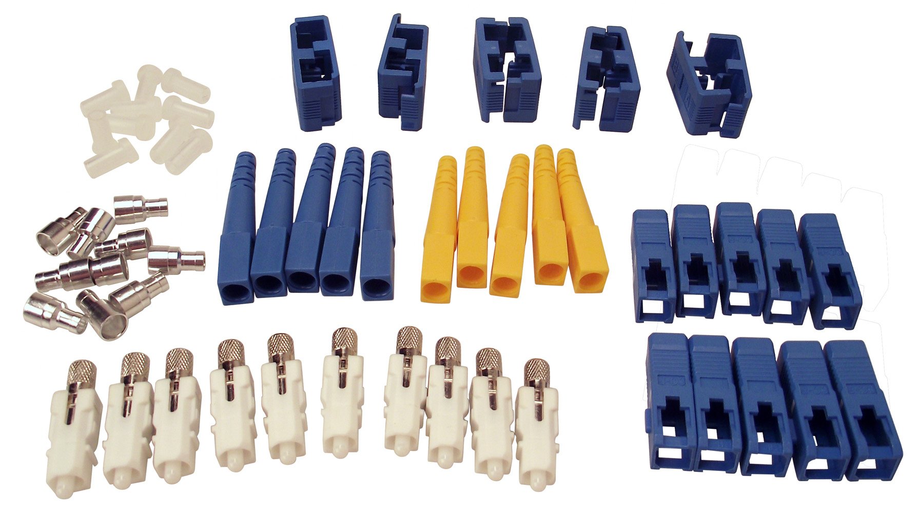 Shaxon FCSC-SM-10-B, SC Fiber Optic Connectors, Single Mode, 10 Pack