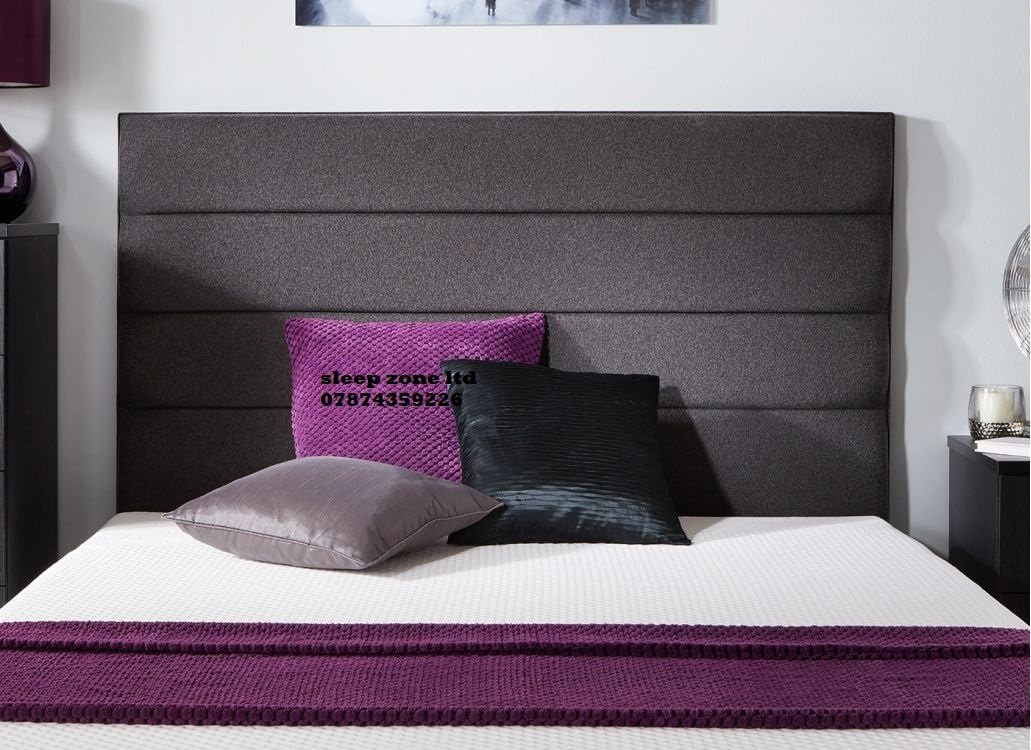 mm08enn NEW 3 STRIPE EXTRA LARGE 30" TALL HEADBOARD IN LINEN FABRIC