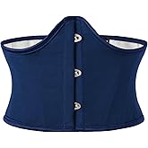 Scarlet Darkness Corset Belt for Women Underbust Renaissance Corsets Vintage Bustier Top