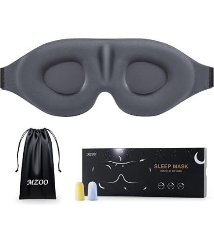 Amazon.com: Sleep Eye Mask for Men Women 2 Pack 3D Contoured Cup