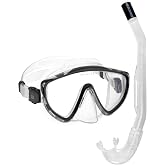 Cressi Snorkeling Kit (Mask &amp; Snorkel) for Snorkelers of All Skill Levels- Tino &amp; Island 2.0 - Quality Since 1946