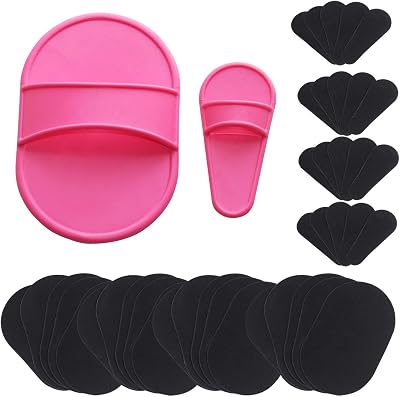 Accessotech 40x Exfoliating Hair Removal Pad Set Smooth Away Legs Face Body Pads