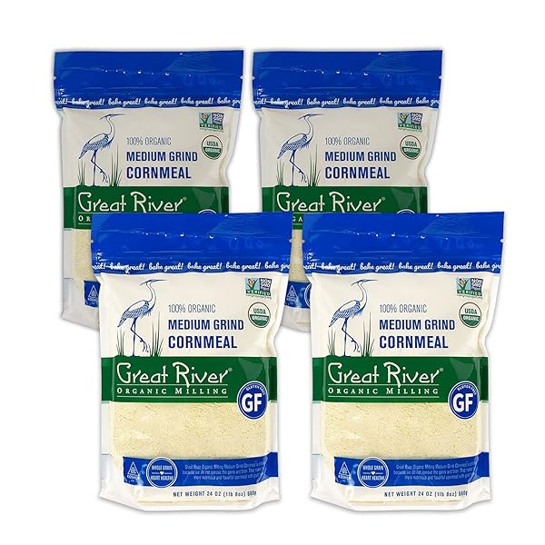 GREAT RIVER ORGANIC MILLING, SPECAILTY FLOUR, MEDIUM GRIND...