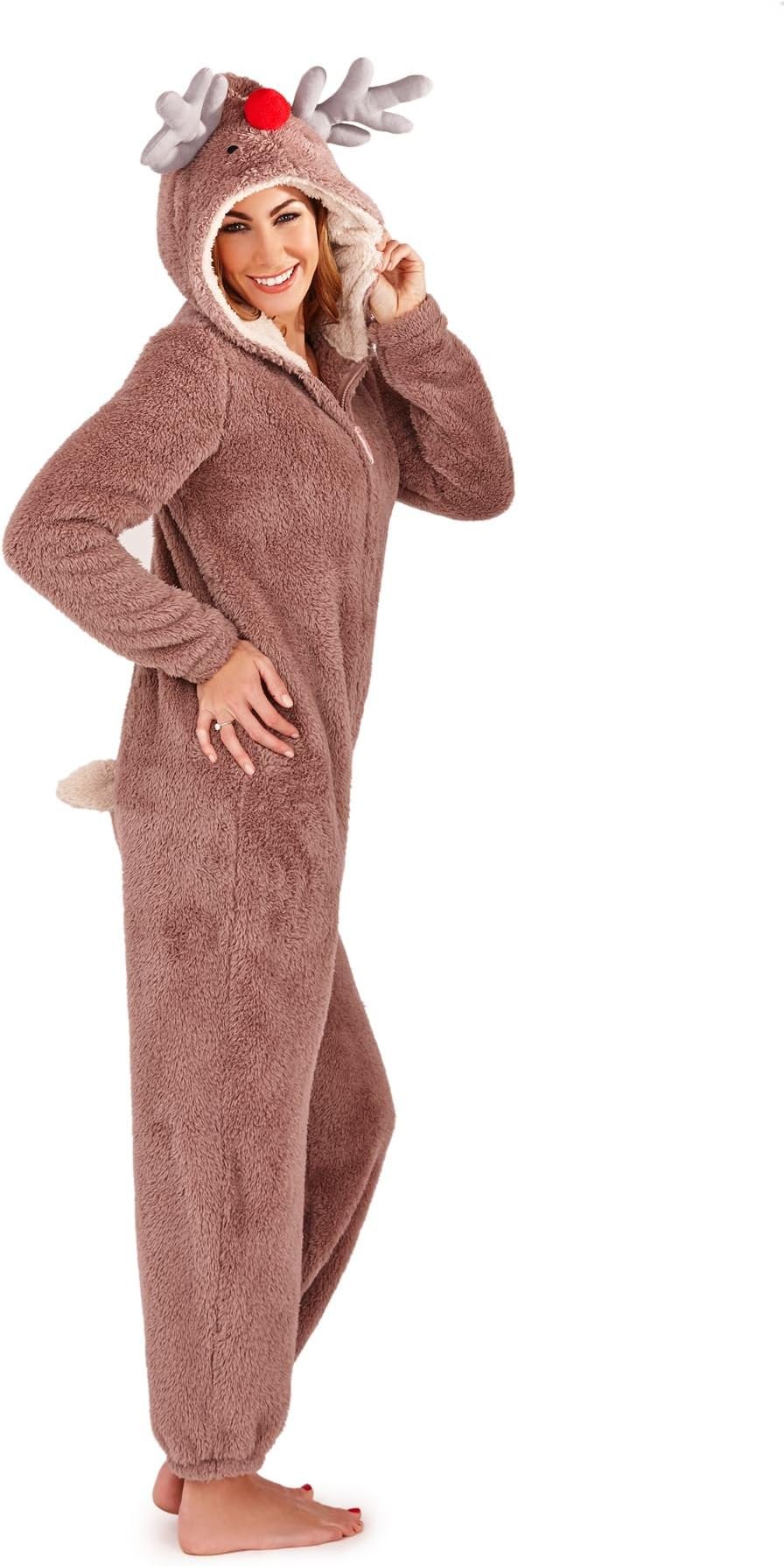 Ladies 3D Animal Onesie by Martildo | All in One Jumpsuit Sleepsuit