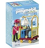 PLAYMOBIL Porter with Baggage Cart
