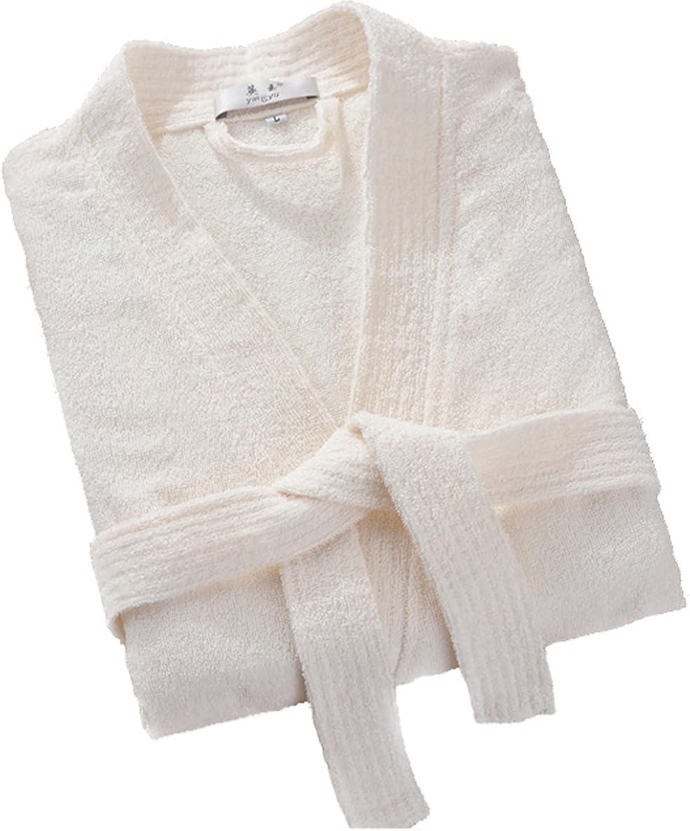 S.T.M Women's Plus Size 100 Cotton Towelling Thin Terry Cloth Robe