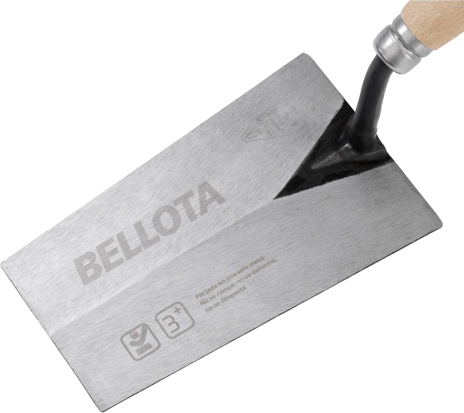 Bellota 5844-A Catalonian Forged Trowel with Wooden Handle 180 x 115 mm, Standard, 180x115mm - Image 3
