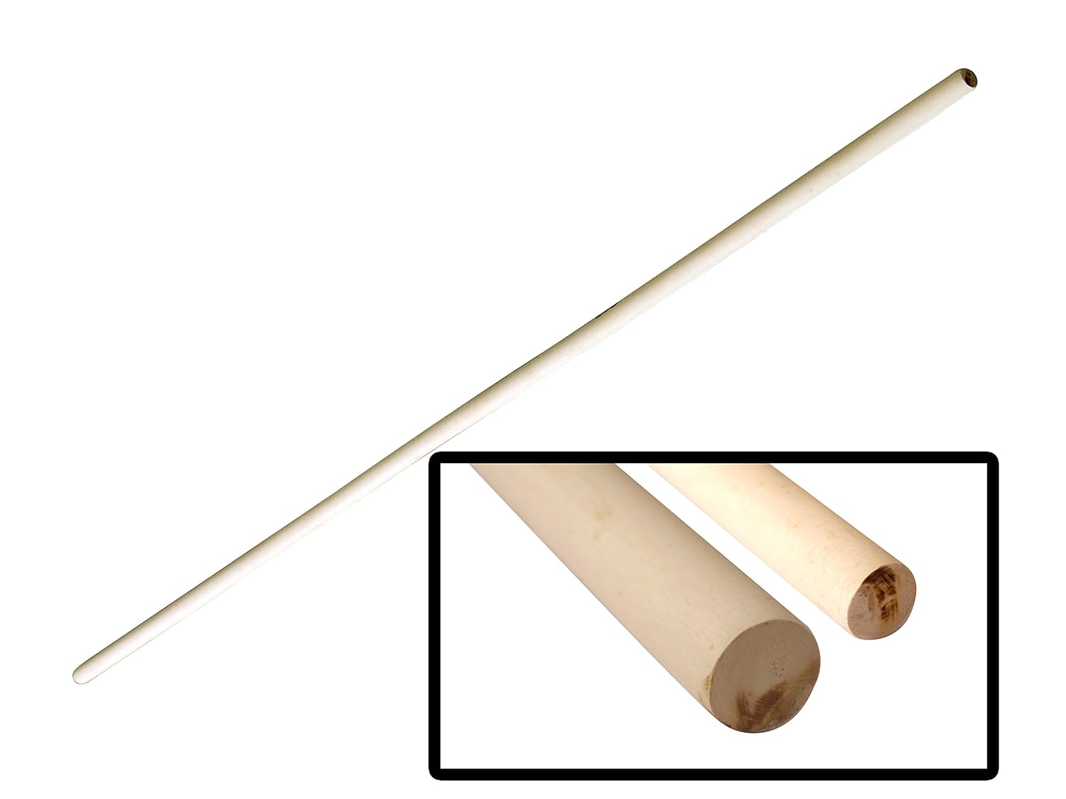 DevilFish 76" Smooth Martial Arts Training Staff