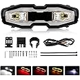 MIRUNNY Led Chase Tail Lights,5 Modes(Strobe, Courtesy, Reverse, Running, and Brake)，Chase Brake Light Bar for Polaris RZR Can-Am UTV ATV SXS Truck