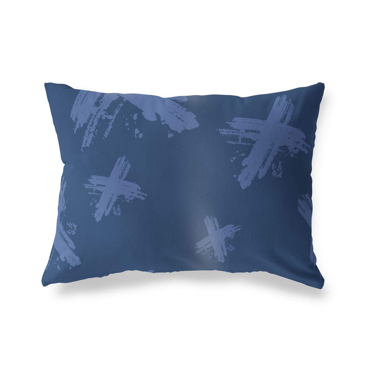 BonaMaison Decorative Cushion Cover, Blue Throw Pillow Covers, Home Decorative Pillowcases for Livingroom, Sofa, Bedroom, Size: 45X60 Cm - Designed and Manufactured in Turkey