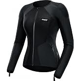 DUHAN Womens Motorcycle Riding Jacket Summer Mesh Motorcycle Shirt for All Seasons Powersports with CE Level 2 Armor