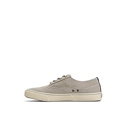 Sperry Men's Striper Knit Sneaker, Grey, 7.5