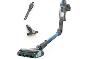 Shark PowerDetect Cordless Stick Vacuum, Powerful Suction, HEPA Filtration, Carpet & Hard Floor, Portable, Stick Vacuum for Pet Hair, Java Ice Blue, IP1255