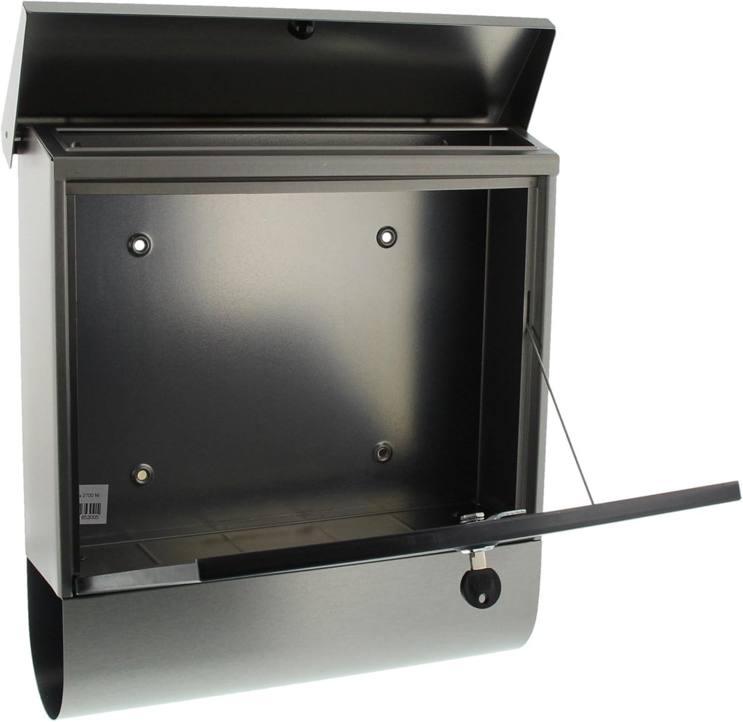 BURG-WÄCHTER Letterbox with Integrated Newspaper Compartment and Translucent Door, A4 Slot Format, EU Standard EN 13724 - Image 4