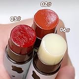Domality Milk Flavor Lip Balm Set 3Pcs Orange Pink Transparent Hydrating view 6