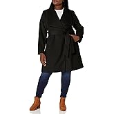 Cole Haan Women's Belted Wool Coat – Classically Elegant Coat for Year-round Style