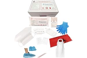 MAGNICARE Bodily Fluid Clean Up Kit & Vomit Clean Up Pack - Be OSHA Compliant | Bloodborne Pathogen Pack |Comprehensive First Response Spill Kit| Ideal for Schools, Restaurants & Retirement Homes