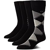 Calvin Klein Men's Crew Dress Socks (4-Pack)