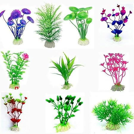 plastic aquarium plants pets at home