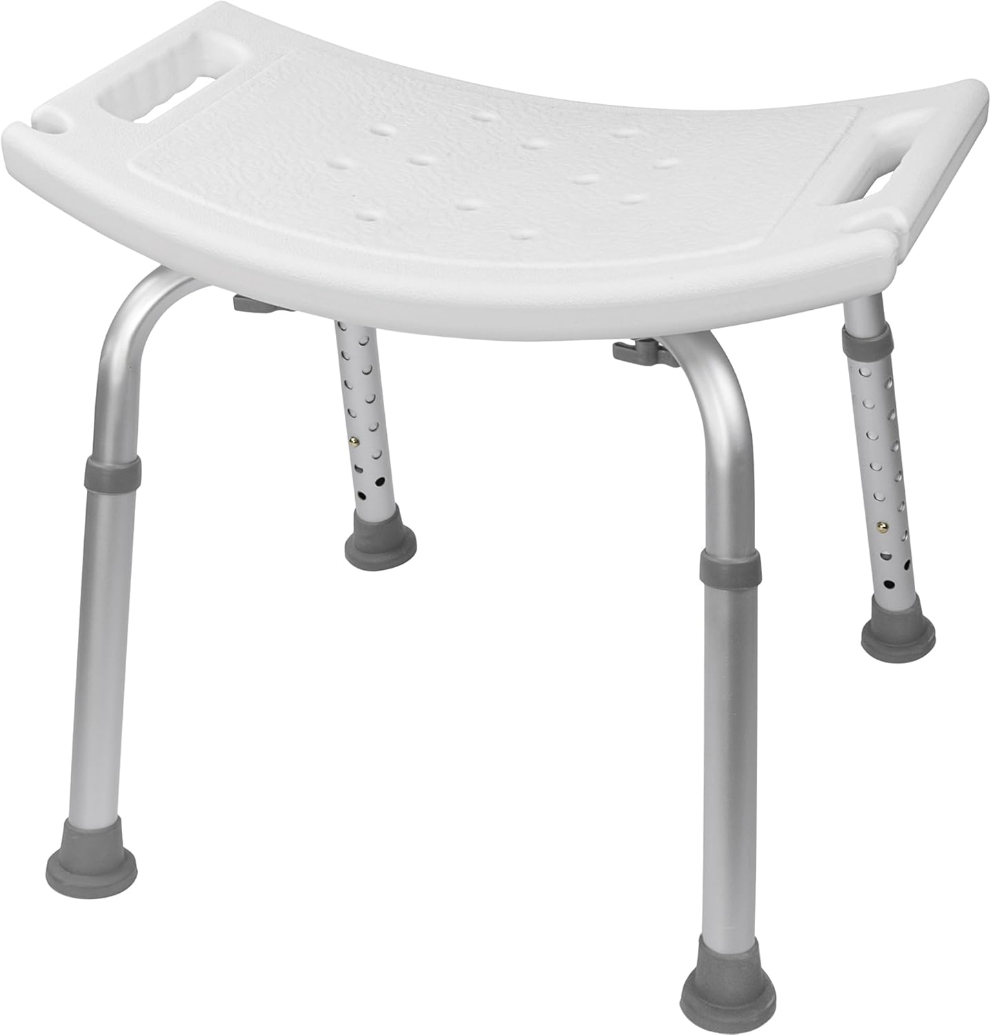 Vaunn Medical Tool-Free Assembly Spa Bathtub Adjustable Shower Chair Seat Bench with Removable Back: Health & Personal Care