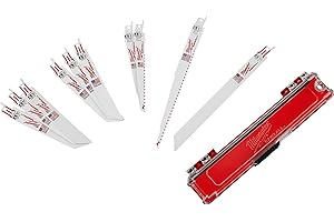 Milwaukee 49-22-1110 U 10 pc Sawzall Blade Kit with Case + 10 Free Blades