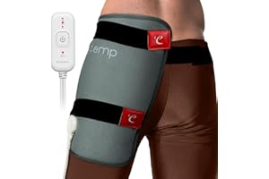 Comfytemp Hip Heating Pad for Hip Sciatica Pain Relief Brace, Birthday Christmas Gift for Mom Women Wife Men Dad, FSA Eligible Lower Back Thigh Buttock Electric HSA Heat Pad Hot Physical Therapy(L/XL)