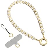 SURPHY Phone Charm, Phone Charms Strap with Tether Tab & Premium Metal Buckle, Cellphone Wrist Strap Chain