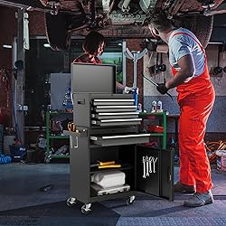 Goplus Tool Chest, 5 Drawers Rolling Tool Cabinet